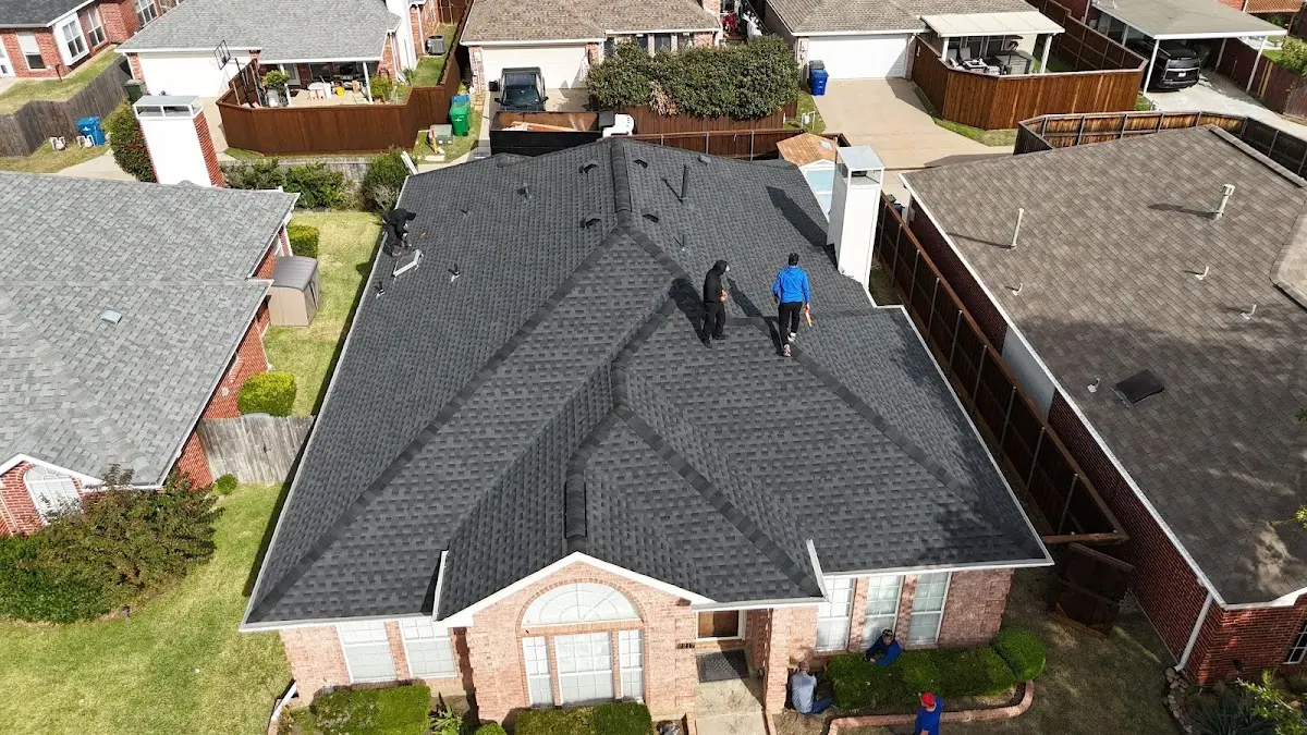 Slate & Tile Roof Repair work in progress on a Malvern property